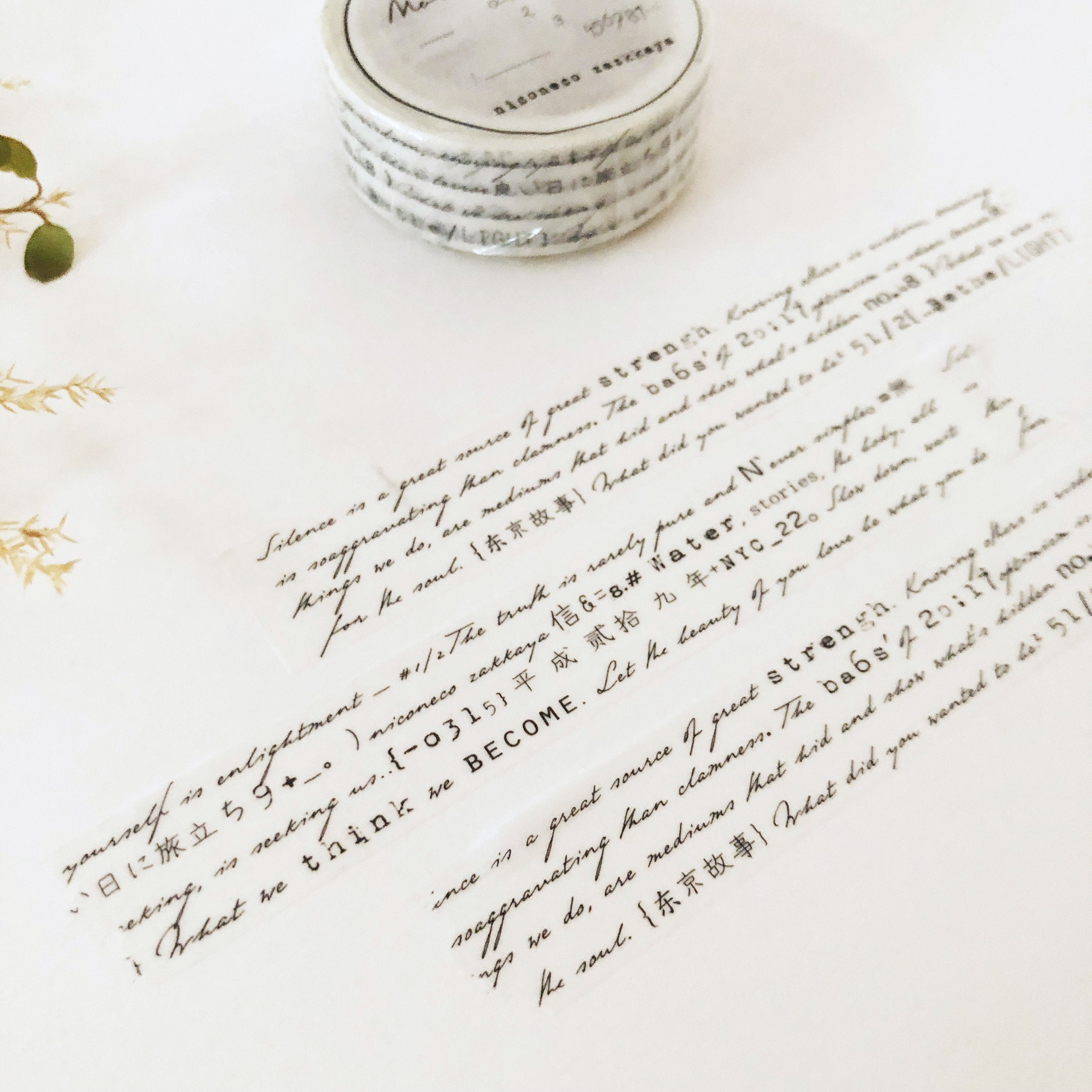 niconeco Original Washi Tape - Monologue-niconeco zakkaya