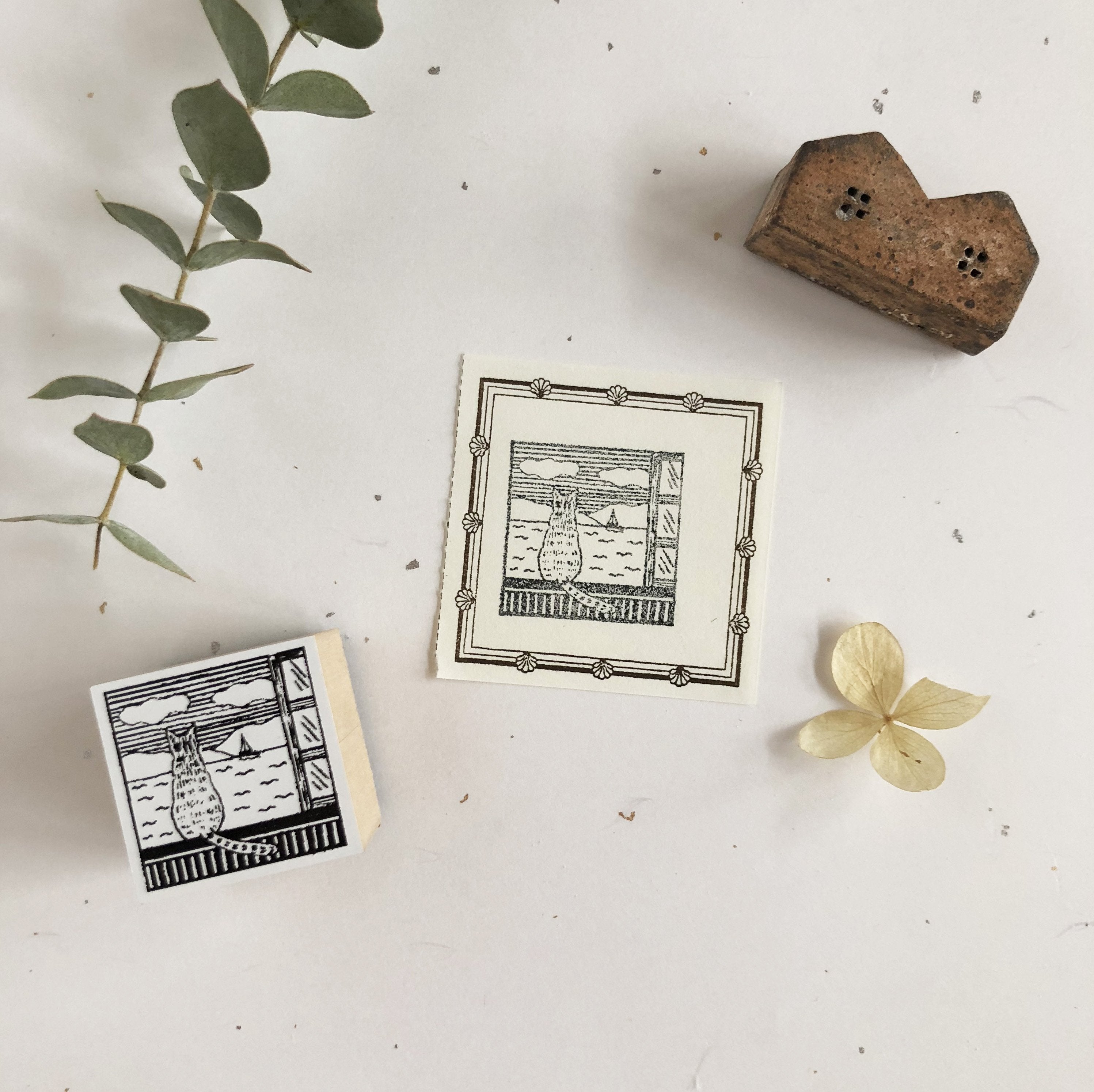 niconeco zakkaya x Hiraoka Hitomi Collabration Rubber Stamp - Daze-niconeco zakkaya