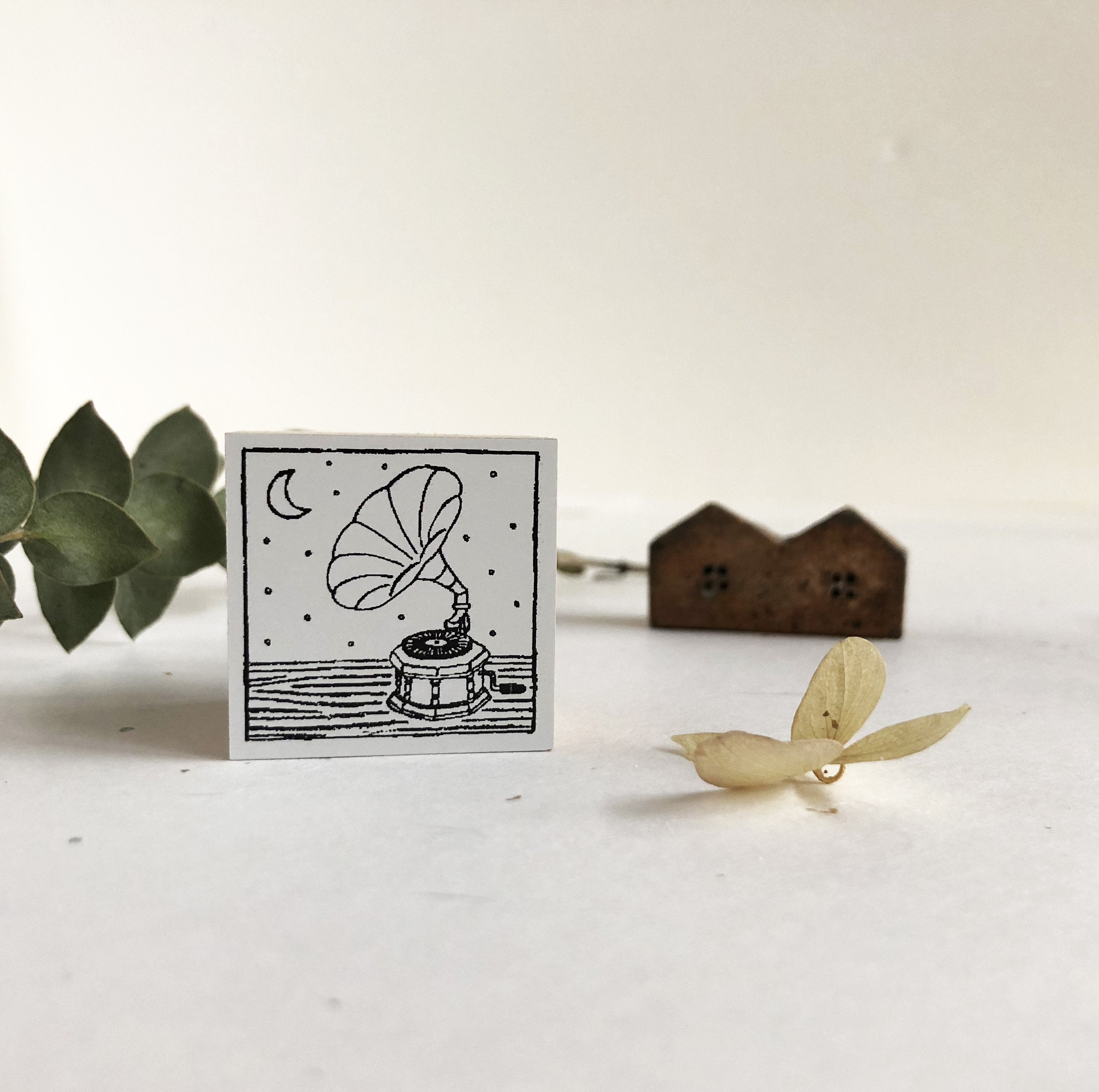 niconeco zakkaya x Hiraoka Hitomi Collabration Rubber Stamp - Music Night-niconeco zakkaya