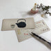 Omori Yuko Note Card - Nanbu Tekki (南部鉄器）-niconeco zakkaya