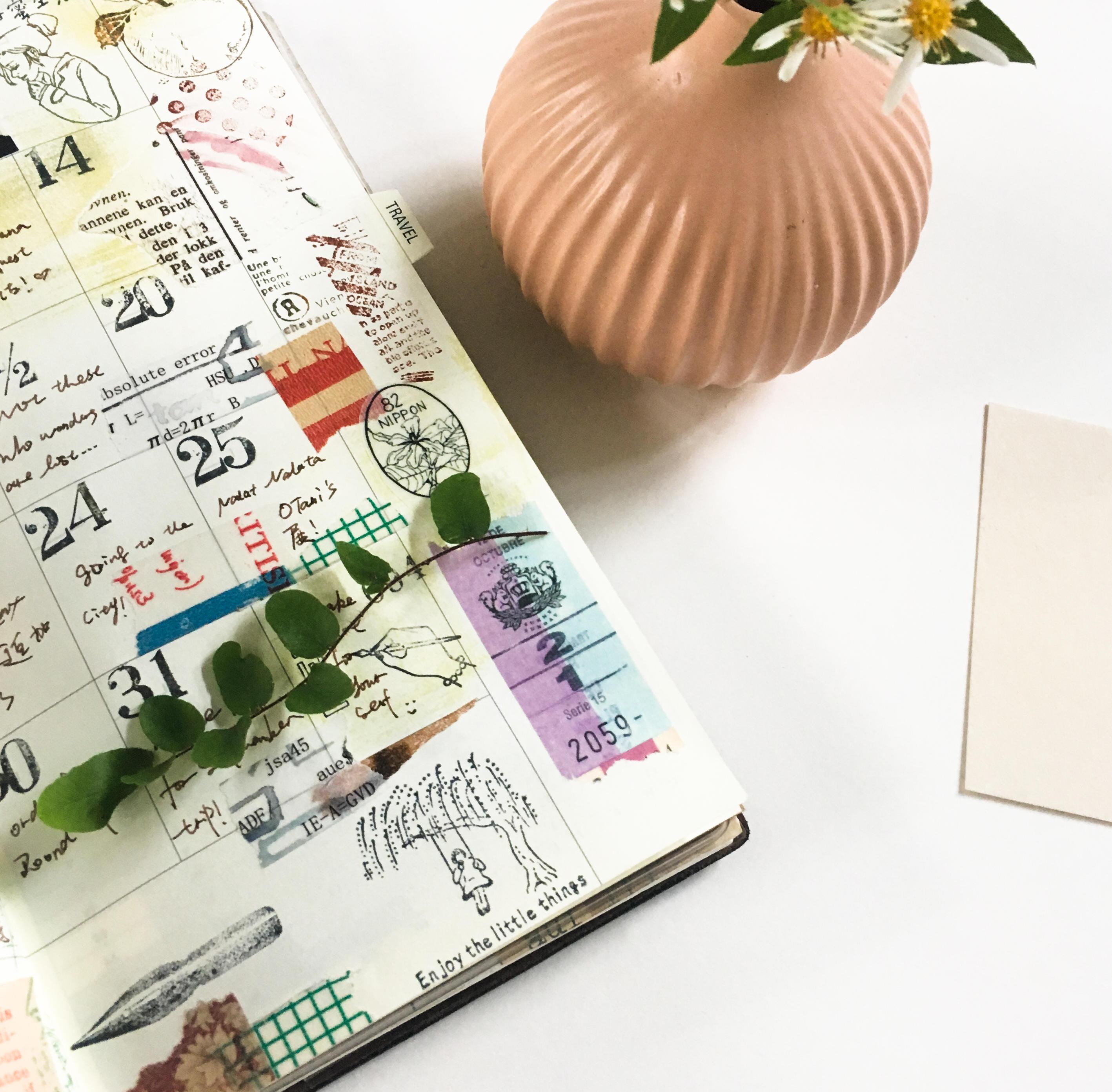 Rakui Hana x niconeco zakkaya Collaboration Stamp - Enjoy the little things-niconeco zakkaya