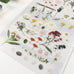 SAUTELIER Deco Flower Letter Clear Sticker (1089)-niconeco zakkaya