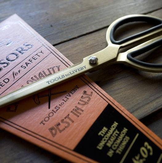 Tools to Liveby Scissors 8" (gold)-niconeco zakkaya