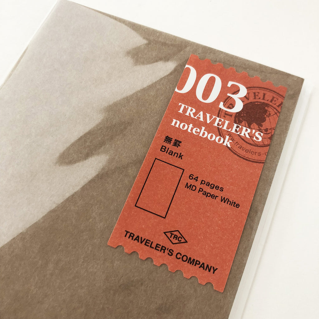 Traveler's Notebook 003 Plain Refill-niconeco zakkaya