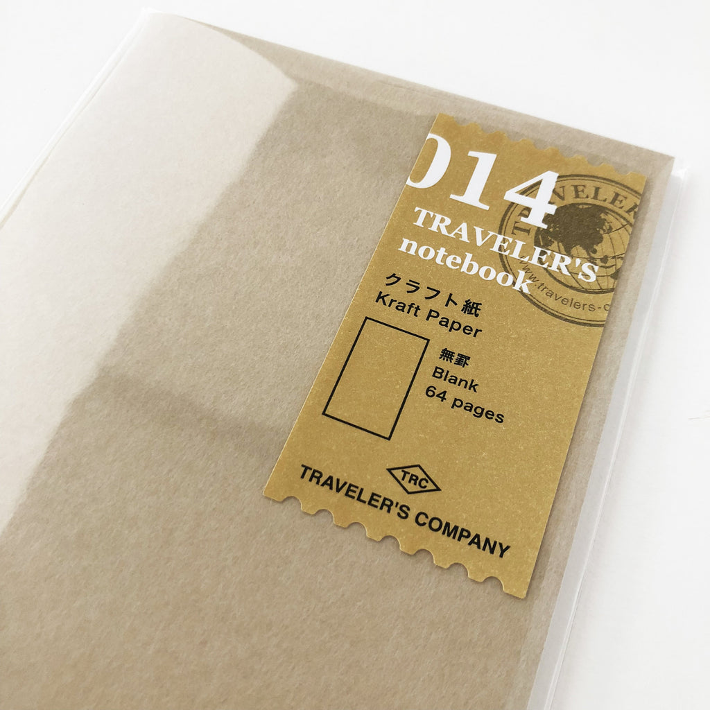 Traveler's Notebook 014 Kraft Paper Refill-niconeco zakkaya