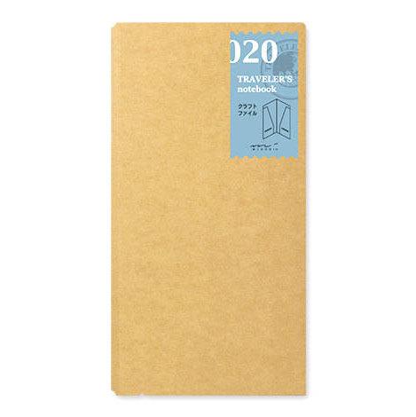 Traveler's Notebook 020 Kraft Paper Folder-niconeco zakkaya
