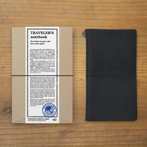 Traveler's Notebook - Black-niconeco zakkaya