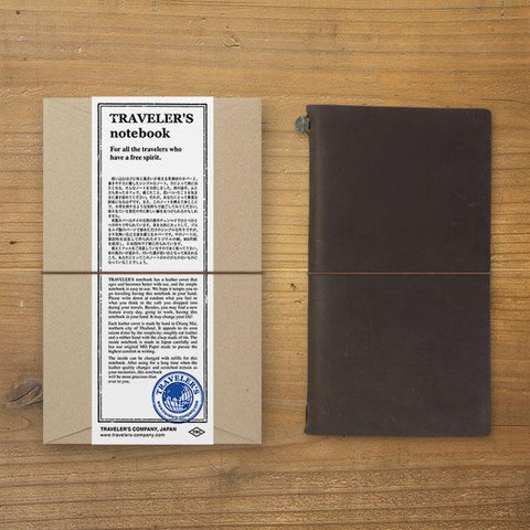 Traveler's Notebook - Brown-niconeco zakkaya