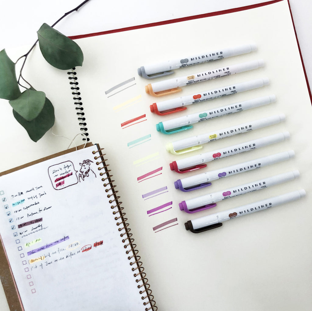 Zebra Mildliner Highlighter Pen Set, 20 Pastel Color 